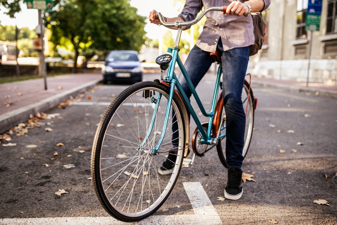 Person on a bike